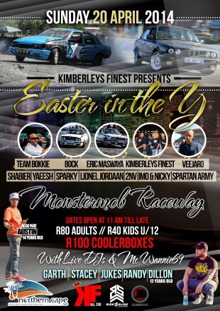 Spin and drift crew hailing from the northern cape