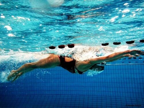 i must be swimming