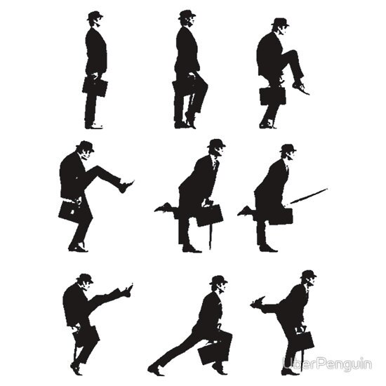 Huge Monty Python Fans Sharing the Laughter