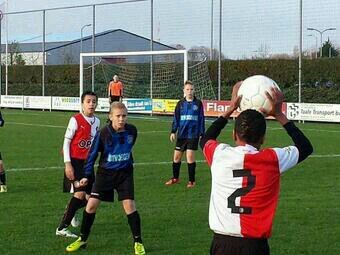 lars schriek - 12 jaar - voetbal - feyenoord jc van gent