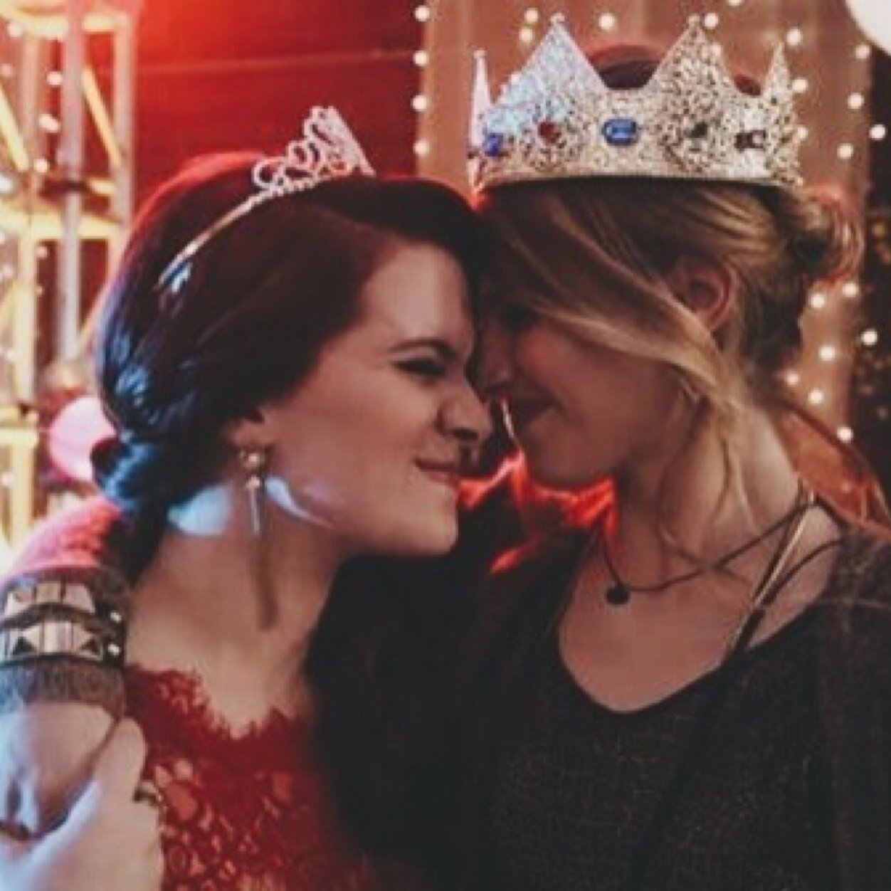 They think we’re lesbians. It’s ridiculous! I don’t even like looking at my own vagina