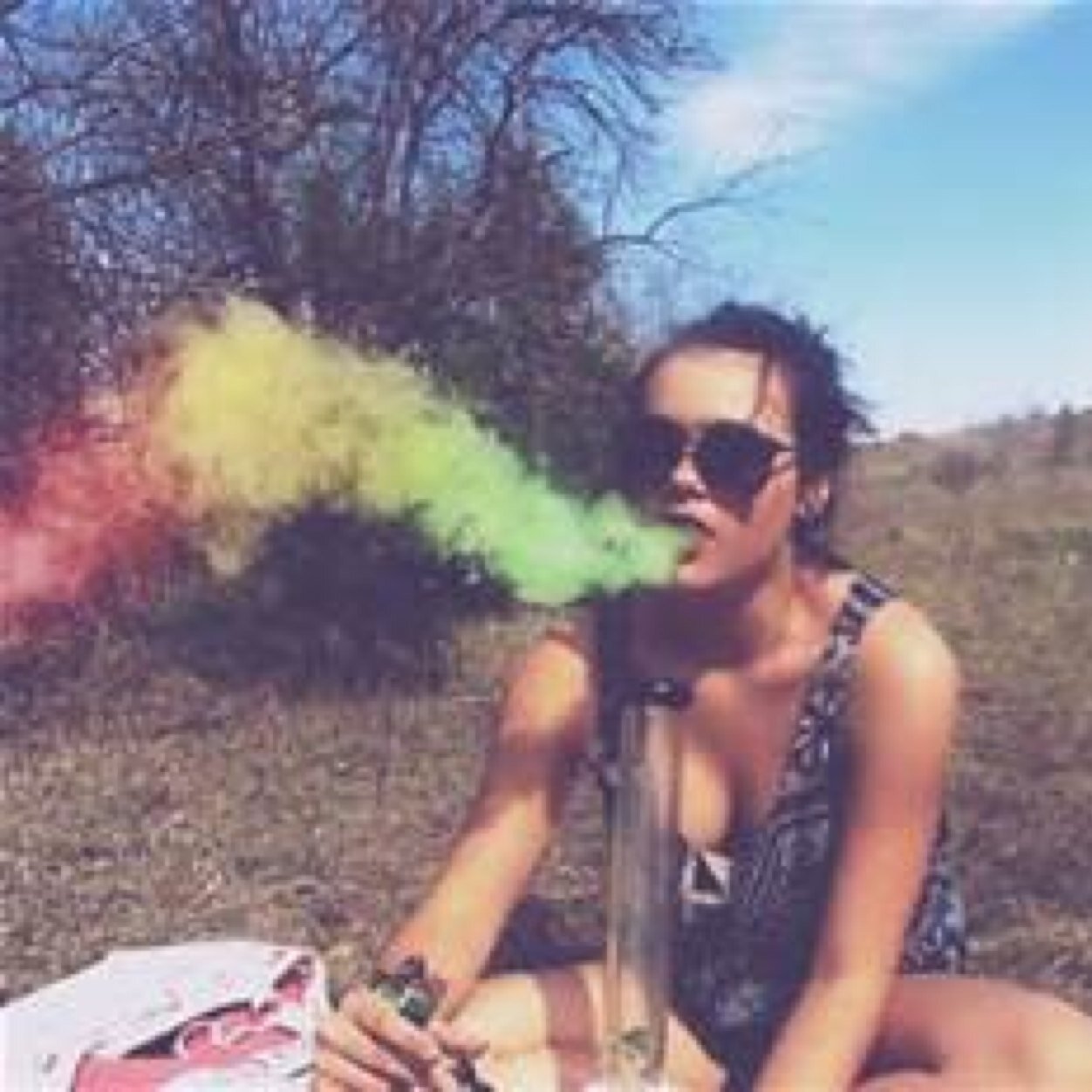 Not the typical white girl. Im probably somewhere on a good trip. #TrippyGang #BootyGang #BlazedUpBrunette HIP HOP CHILD