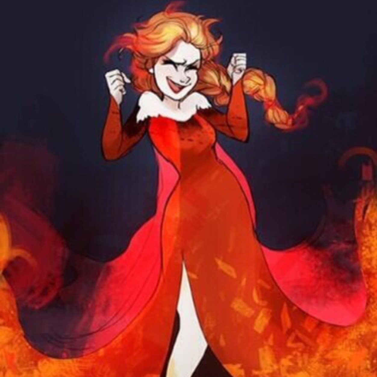 I am Queen Ellie from the Disney movie Scorched. Let em burn! Let em burn! They are no longer my concern!