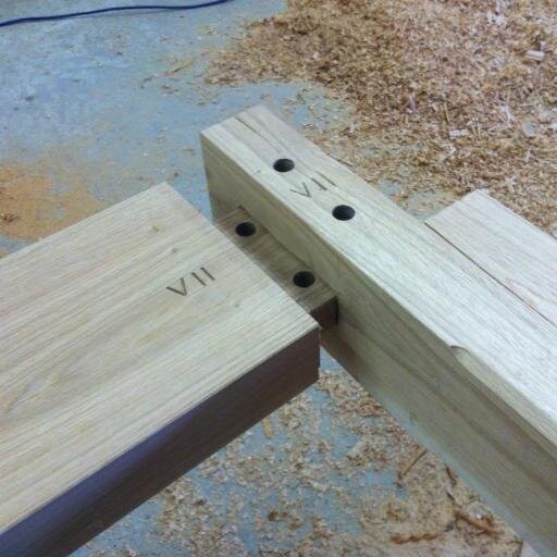 We manufacture and construct green oak framed buildings to bespoke specifications. #greenoakframed