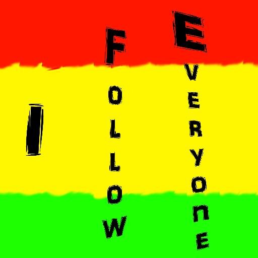 ifolloweverybd's profile picture. Hi all! I follow everyone because I care of everybody. #love --///-- Supporting #marleynatural