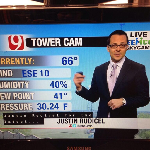 TV Meteorologist for KWTV News 9 (CBS) Oklahoma city. I love weather, football, photography, IndyCars & chasing. https://t.co/WEsn3mmsOb