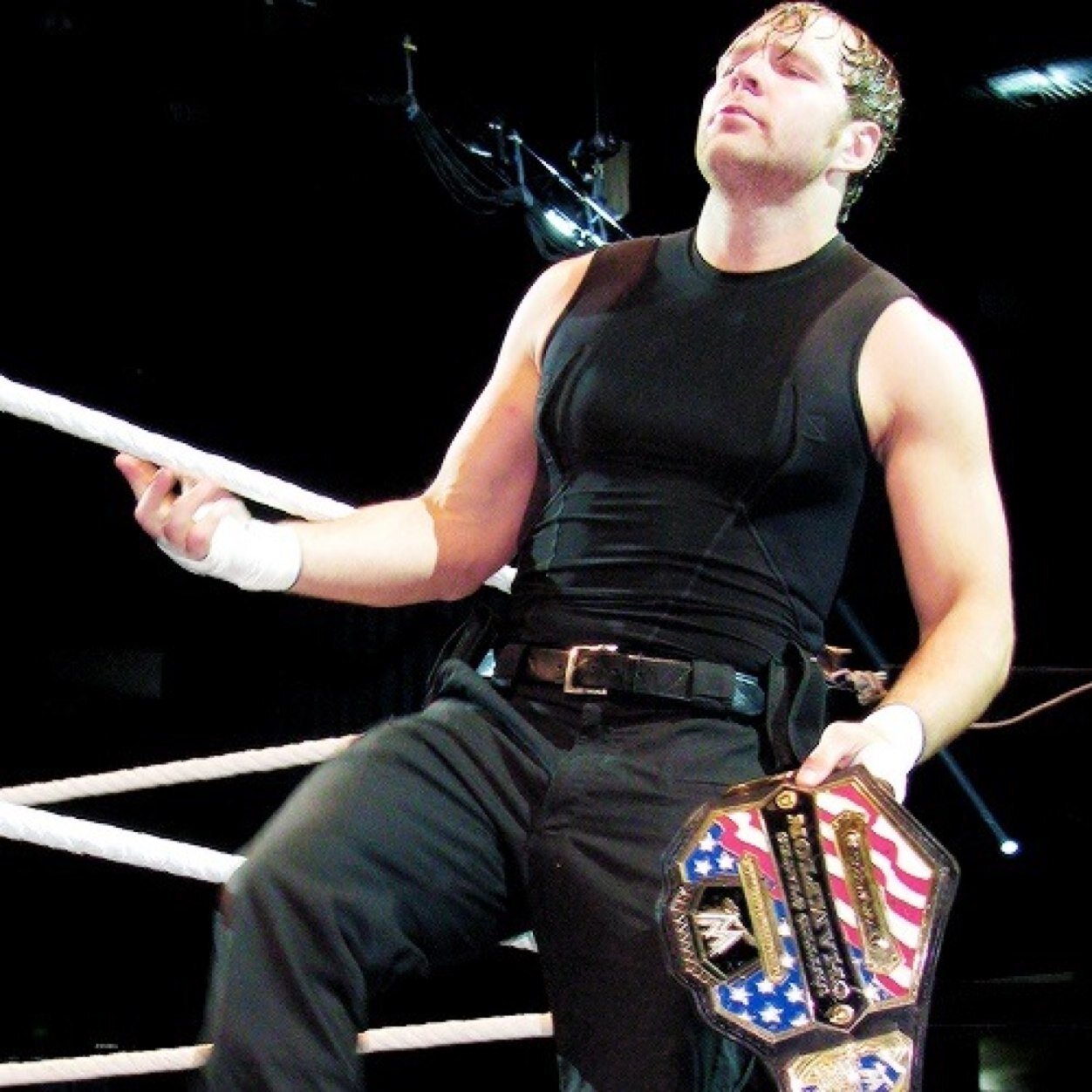 Hound of Justice, the definition of violence. Don't make me mad. Trust me, It'll be the biggest mistake of your life. WWE US Champ. (NOT Dean Ambrose)