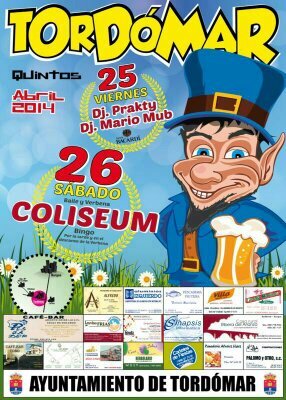 VEN A TORDOMAR LOS DIAS 25y26(DJ DE LA ALTURA DE MARIO MUB Y DJ PRAKTY+FIESTA BACARDI) SABADO (VERBENA orquesta COLISEUM)