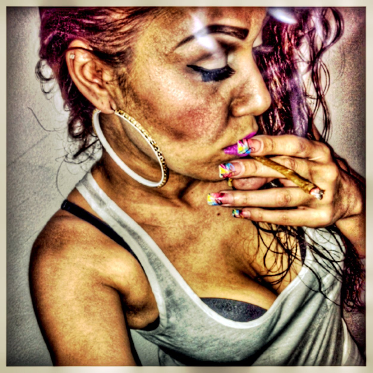 Fix ur face...  No need for words.....