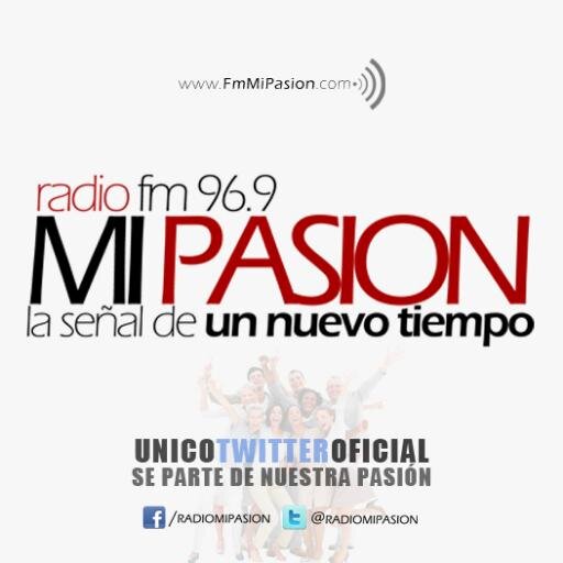 TWITTER OFICIAL / MI PASIÓN 96.9 fm / Radio de la Iglesia Pasión por las Almas / Apóstol Edgardo Millan. 
Vetere 446 - Lomas de Zamora