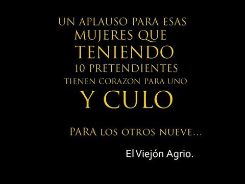 A coger y a gozar ke el mundo se va a acabar