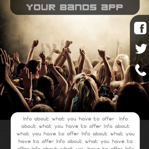 We are App Style and we make apps for Bands and Musicians