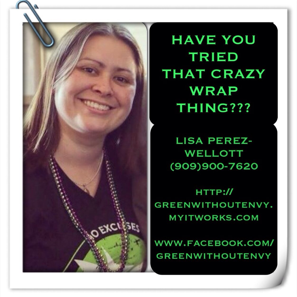 I am an independent distributor with It Works. Have you tried THATCRAZYWRAPTHING http://t.co/d0GKmjltUl