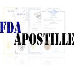 Companies wishing to apostille FDA documents must now submit them to the U.S. Department of State (it is no longer possible to apostille FDA documents in Maryla