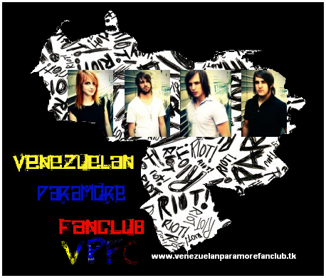 we are the Paramore fan club in Venezuela