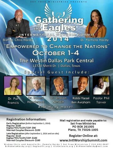 Join worshipers from all over the world at our annual international conference, October 1-4, 2014 in Dallas, Texas!