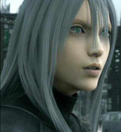 ''Just as soon as you give back Mother, that'll ble the end of everything.'' He embodies Sephiroth's allure, and has a cool demeanor. {FF Advent Children, IC} 