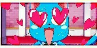 Aye! Name's Happy! An exceed from Edolas, and member of Fairy Tail! I'm apart of #TeamNatsu! He's my best friend! I like fish. #FTRP