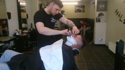 The  Best of British barbering with Bespoke hair design and hot towel cut throat shaves 0151 637 3193 OPEN 7 days