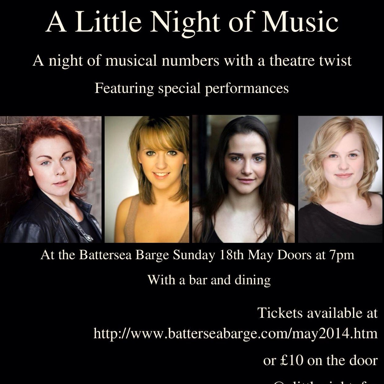 ALittleNightofM's profile picture. A Little Night of Music. Sunday 18th May. Battersea Barge. http://t.co/CN5QdjWbUx