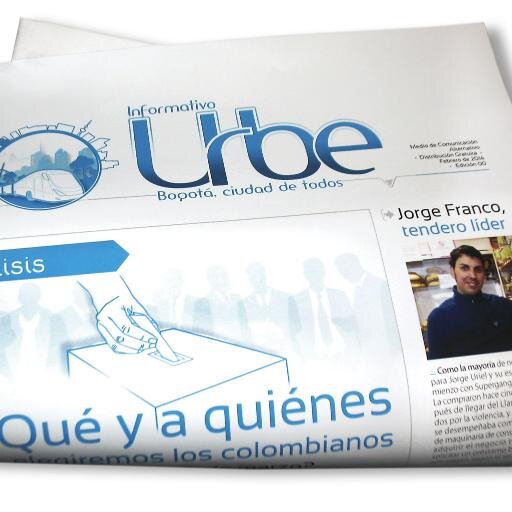 InformativoUrbe's profile picture. Somos el medio local, el medio ideal y mas cercano a nuestros lectores y anunciantes. Comprende las Localidades de Kennedy, Teusaquillo y Puente Aranda.