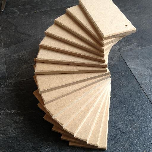 We sell blank mdf plaques and a selection of other mdf item's for craft use, any suggestions on new sizes are always welcome