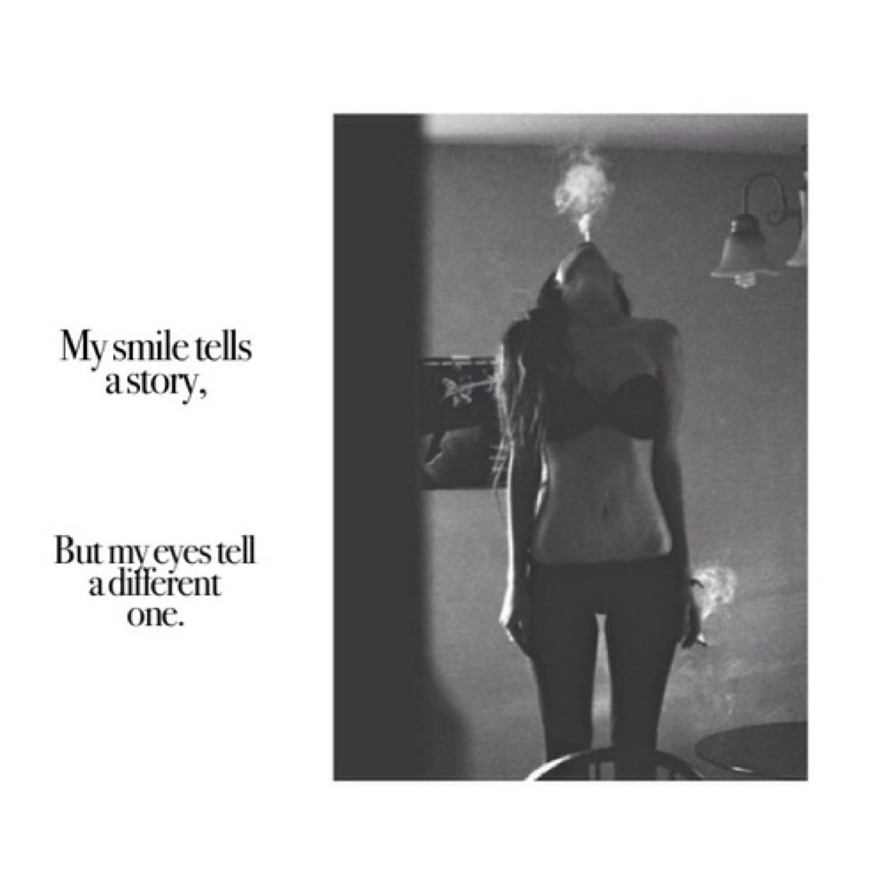 and I cry & cry & cry & cry & cry... till my eyes are puffy, red & swollen, but just like I always do, I hide it with a smile & and no one ever notices