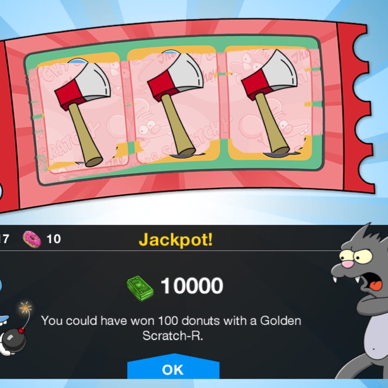 Just a Page on Twitter for the simpsons tapped out players