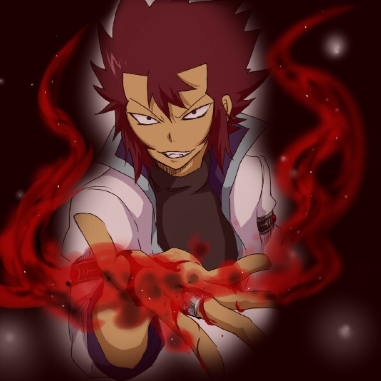 Watch as my magic causes your pitiful body to rot away! I am Cobra, the Poison Dragon Slayer! My hearing can't be beaten!