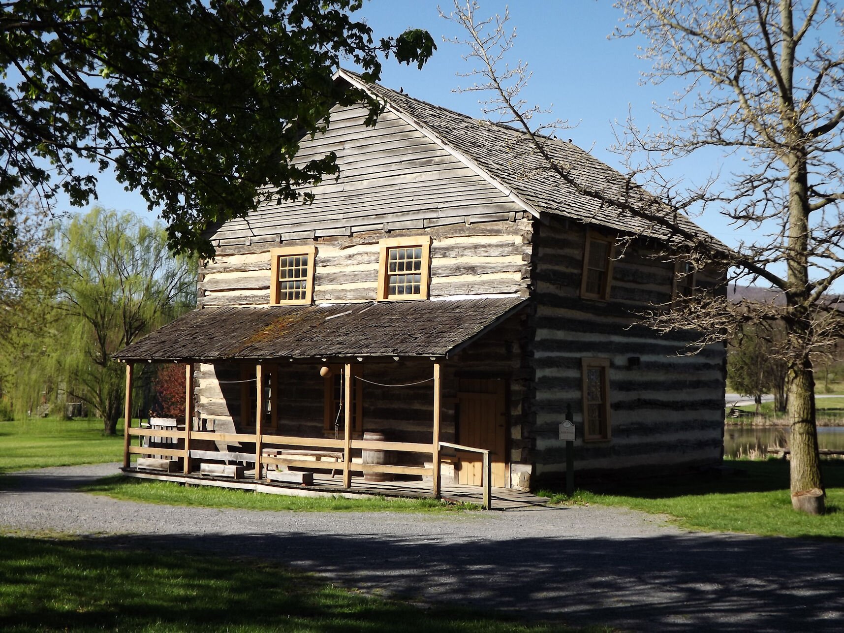 Living history museum in Bedford, PA representing mid-1700s - circa 1900.  Open Mem. Day-Labor Day.  Closed Weds.  Visit http://t.co/GZOnhIljjH for more info.
