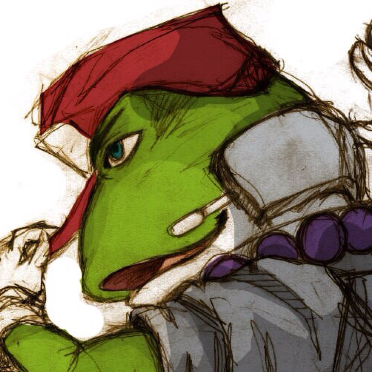 People get sad when they lose someone. We're making sure it doesn't happen again. No more losses... (Alternate Universe Slippy) #StarFoxRP