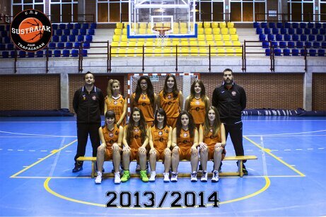 Jugadoras del Junior femenino de Baloncesto de @SustraiakBasket