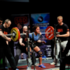 Powerlifter, GB squat, British record holder. Top ranked female equipped lifter, 1st female lifter to total 8 times body in the UK.