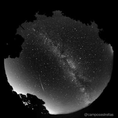 En la noche miro / el cielo estrellado