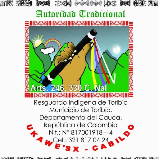 Cuenta Oficial 
Cabildo Indígena del Resguardo de Toribio - Norte del Cauca. 520 años de Resistencia.
https://t.co/DcEXBdceKk