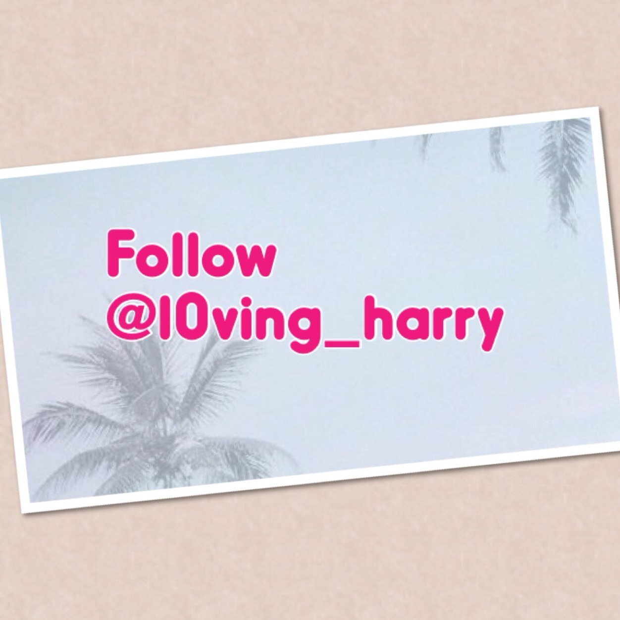 Follow @l0ving_harry bc she just gave you a free follow:) she follows everyone back!!