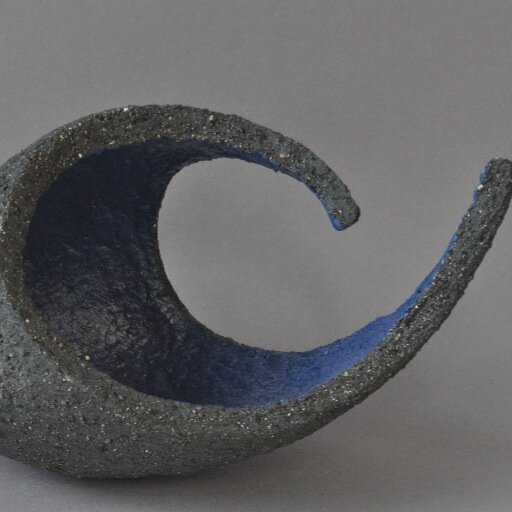 I am a ceramic sculptor specializing in abstract sculptural ceramic forms inspired by elegance of curves, appreciating the handmade sculpted body of naked clay