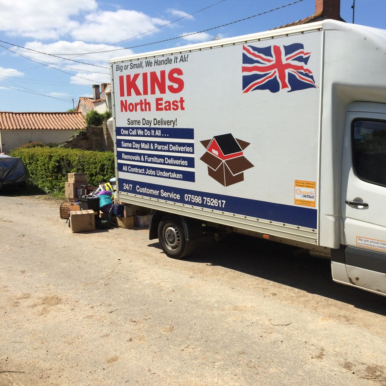 house removals and house clearances. We cover UK and Europe contact us today for fast friendly service from insured northeast tradesmen