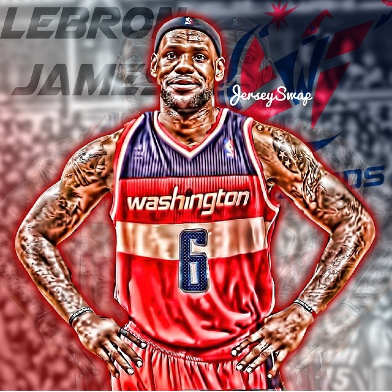 lebron james jersey swap
