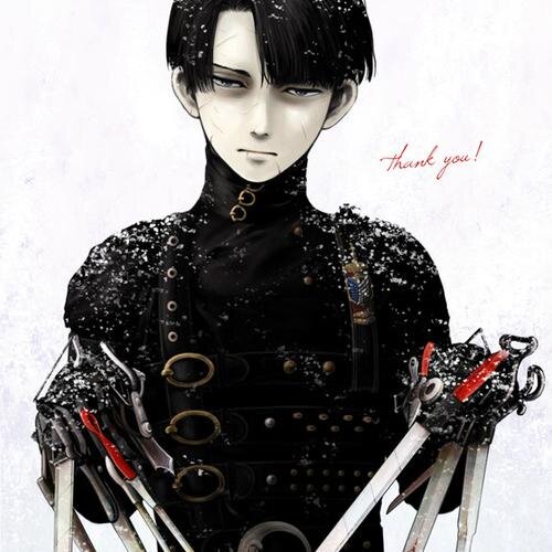 Hello...Yes..I'm not normal...but that is because I am not complete. //Snk~Edward Scissorhands Au rp//