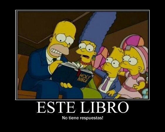Ateo por fortuna, tarde mucho, pero al final entendí.