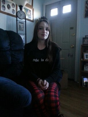 crazy lil stoner hippie chick