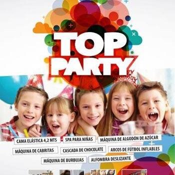 Somos una empresa de entretención, contamos con máquinas de pop corn, algodón, camas elásticas, SPA infantil, Mini futbolito, deslizador. Mail: info@topparty.cl