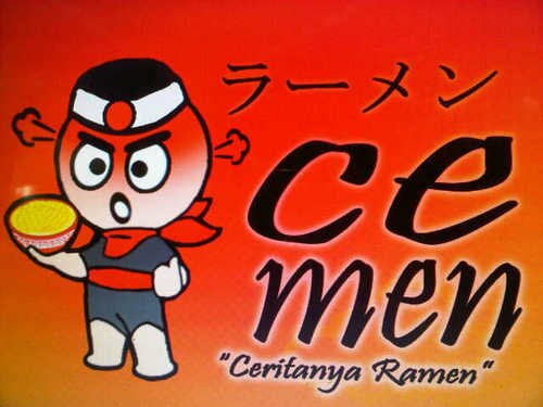 Ramen cemen 1st ribs ramen in Indonesia Pasar Modern Bsd City. Open at 17.00 - 23.00 for more information: 081311112858