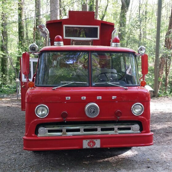 A gourmet food truck serving Wake County, NC out of a classic 1967 Ford Fire Truck. http://t.co/AtBnAVk5jV