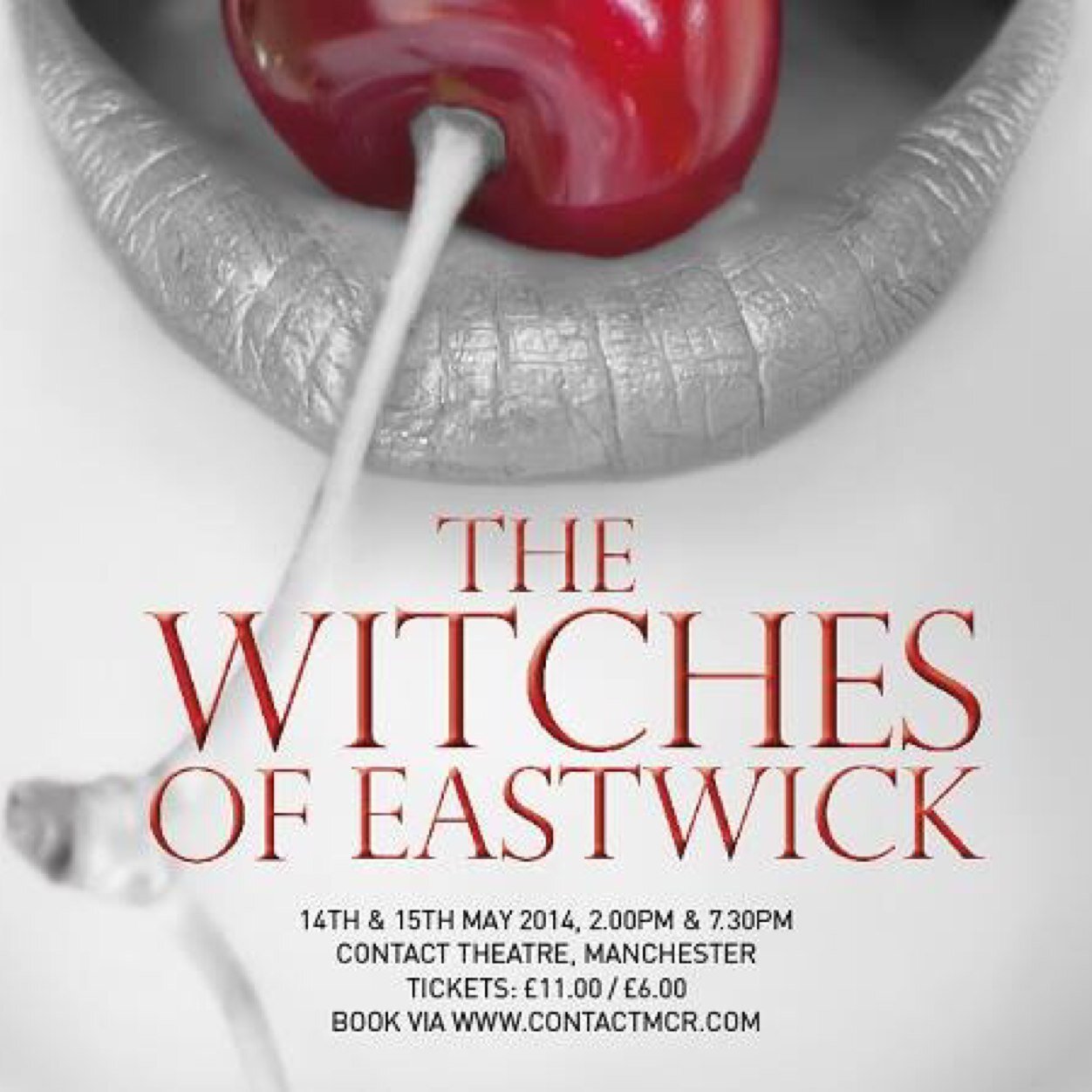 Third Year BA (HONS) Musical Theatre students present The Witches of Eastwick. Matinee and Evening performances on Wednesday 14th and Thursday 15th of May!