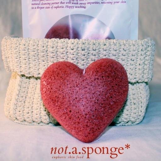 not.a.sponge* is made from the superfood 'KONJAC' vegetable & a section of results driven, organic compounds that your skin will LOVE.