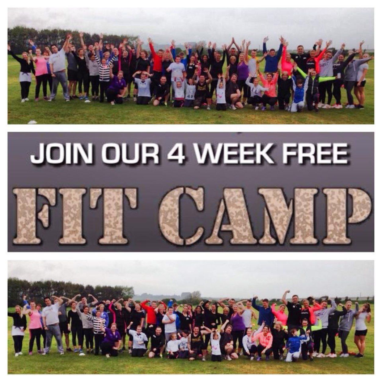 Join the brand new, never done before fitness experience. Get fit, have fun and socialise for absolutley FREE!!!
