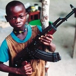 Page to support child soldiers