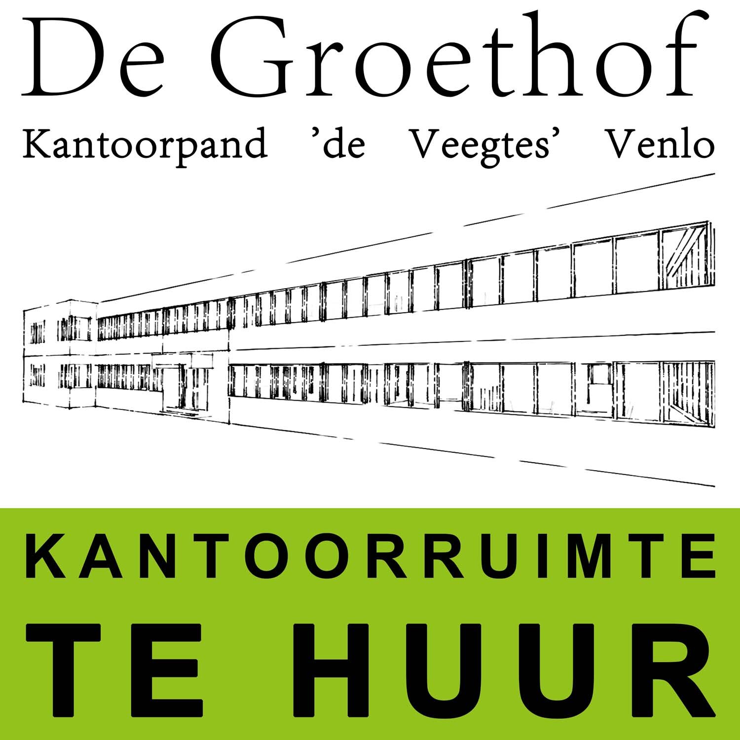 Een flexibel gebouw dat in zijn geheel maar ook in units (al of niet geclusterd) gehuurd kan worden.